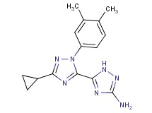 5'-cyclopropyl-2'-(3,4-dimethylphenyl)-2H,2'H-3,3'-bi-1,2,4-triazol-5-amine