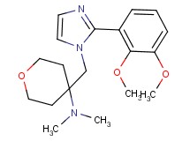 (4-{[2-(2,3-dimethoxyphenyl)-1H-imidazol-1-yl]methyl}tetrahydro-2H-pyran-4-yl)dimethylamine