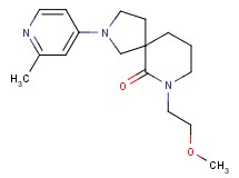 7-(2-methoxyethyl)-2-(2-methyl-4-pyridinyl)-2,7-diazaspiro[4.5]decan-6-one