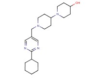 1'-[(2-cyclohexyl-5-pyrimidinyl)methyl]-1,4'-bipiperidin-4-ol