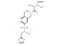 N-methyl-2-(N-methyl-L-alanyl)-N-(1,3-thiazol-2-ylmethyl)-1,2,3,4-tetrahydroisoquinoline-7-sulfonamide