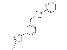 2-{1-[3-(5-methyl-2-furyl)benzyl]-3-azetidinyl}pyridine