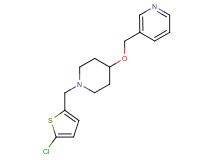 3-[({1-[(5-chloro-2-thienyl)methyl]-4-piperidinyl}oxy)methyl]pyridine