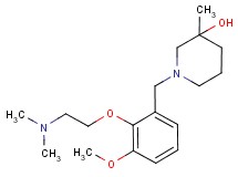 1-{2-[2-(dimethylamino)ethoxy]-3-methoxybenzyl}-3-methylpiperidin-3-ol