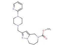 methyl 2-{[4-(2-pyridinyl)-1-piperazinyl]methyl}-7,8-dihydro-4H-pyrazolo[1,5-a][1,4]diazepine-5(6H)-carboxylate