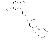 3-(2,5-dimethylphenoxy)-N-methyl-N-(5,6,7,8-tetrahydro-4H-pyrazolo[1,5-a][1,4]diazepin-2-ylmethyl)-1-propanamine