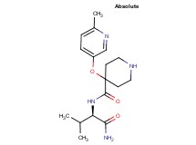 N-[(1R)-1-(aminocarbonyl)-2-methylpropyl]-4-[(6-methylpyridin-3-yl)oxy]piperidine-4-carboxamide
