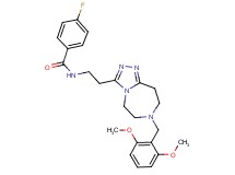 N-{2-[7-(2,6-dimethoxybenzyl)-6,7,8,9-tetrahydro-5H-[1,2,4]triazolo[4,3-d][1,4]diazepin-3-yl]ethyl}-4-fluorobenzamide