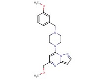 7-[4-(3-methoxybenzyl)-1-piperazinyl]-5-(methoxymethyl)pyrazolo[1,5-a]pyrimidine
