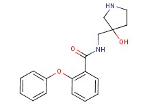 N-[(3-hydroxy-3-pyrrolidinyl)methyl]-2-phenoxybenzamide