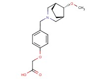 (4-{[(8-syn)-8-methoxy-3-azabicyclo[3.2.1]oct-3-yl]methyl}phenoxy)acetic acid