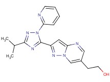 2-[2-(3-isopropyl-1-pyridin-2-yl-1H-1,2,4-triazol-5-yl)pyrazolo[1,5-a]pyrimidin-6-yl]ethanol