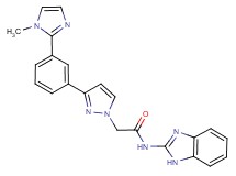 N-1H-benzimidazol-2-yl-2-{3-[3-(1-methyl-1H-imidazol-2-yl)phenyl]-1H-pyrazol-1-yl}acetamide