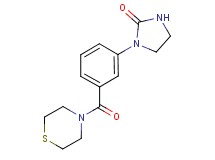 1-[3-(thiomorpholin-4-ylcarbonyl)phenyl]imidazolidin-2-one