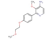 3-methoxy-2-[4-(2-methoxyethoxy)phenyl]pyridin-4-amine