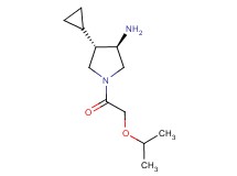 (3R*,4S*)-4-cyclopropyl-1-(isopropoxyacetyl)-3-pyrrolidinamine