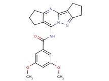 N-(1,2,3,7,8,9-hexahydrocyclopenta[d]cyclopenta[3,4]pyrazolo[1,5-a]pyrimidin-6-yl)-3,5-dimethoxybenzamide