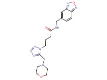 N-(2,1,3-benzoxadiazol-5-ylmethyl)-4-[5-(morpholin-4-ylmethyl)-1H-tetrazol-1-yl]butanamide