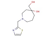 4-(hydroxymethyl)-1-(1,3-thiazol-2-ylmethyl)-4-azepanol