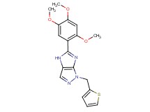 1-(2-thienylmethyl)-5-(2,4,5-trimethoxyphenyl)-1,4-dihydroimidazo[4,5-c]pyrazole