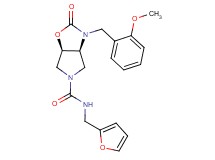 (3aS*,6aR*)-N-(2-furylmethyl)-3-(2-methoxybenzyl)-2-oxohexahydro-5H-pyrrolo[3,4-d][1,3]oxazole-5-carboxamide