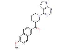 (6-methoxy-2-naphthyl)[1-(7H-pyrrolo[2,3-d]pyrimidin-4-yl)piperidin-3-yl]methanone