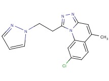 8-chloro-5-methyl-1-[2-(1H-pyrazol-1-yl)ethyl][1,2,4]triazolo[4,3-a]quinoline