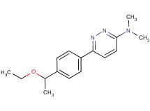 6-[4-(1-ethoxyethyl)phenyl]-N,N-dimethylpyridazin-3-amine