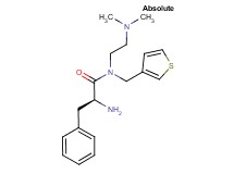 (2S)-2-amino-N-[2-(dimethylamino)ethyl]-3-phenyl-N-(3-thienylmethyl)propanamide