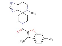 1'-[(3,6-dimethyl-1-benzofuran-2-yl)carbonyl]-5-methyl-1,5,6,7-tetrahydrospiro[imidazo[4,5-c]pyridine-4,4'-piperidine]