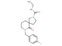 N-ethyl-7-(4-fluorobenzyl)-6-oxo-2,7-diazaspiro[4.5]decane-2-carboxamide