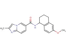 N-(6-methoxy-1,2,3,4-tetrahydronaphthalen-1-yl)-2-methylimidazo[1,2-a]pyridine-6-carboxamide