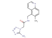 2-(5-amino-1H-tetrazol-1-yl)-N-[(6-methylquinolin-5-yl)methyl]acetamide