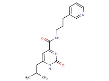 6-isobutyl-2-oxo-N-(3-pyridin-3-ylpropyl)-1,2-dihydropyrimidine-4-carboxamide