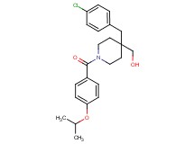 [4-(4-chlorobenzyl)-1-(4-isopropoxybenzoyl)-4-piperidinyl]methanol