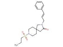 2-[(2E)-3-phenyl-2-propen-1-yl]-8-(propylsulfonyl)-2,8-diazaspiro[4.5]decan-3-one
