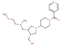 ((3R*,4R*)-1-(1-isonicotinoylpiperidin-4-yl)-4-{[(2-methoxyethyl)(methyl)amino]methyl}pyrrolidin-3-yl)methanol