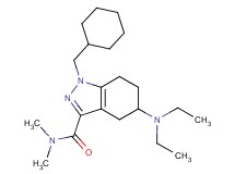 1-(cyclohexylmethyl)-5-(diethylamino)-N,N-dimethyl-4,5,6,7-tetrahydro-1H-indazole-3-carboxamide
