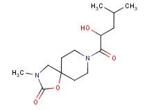 8-(2-hydroxy-4-methylpentanoyl)-3-methyl-1-oxa-3,8-diazaspiro[4.5]decan-2-one