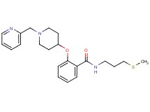 N-[3-(methylthio)propyl]-2-{[1-(2-pyridinylmethyl)-4-piperidinyl]oxy}benzamide
