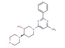 (3R*,4R*)-1-(6-methyl-2-phenyl-4-pyrimidinyl)-4-(4-morpholinyl)-3-piperidinol