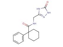 N-[(5-oxo-4,5-dihydro-1H-1,2,4-triazol-3-yl)methyl]-1-phenylcyclohexanecarboxamide