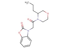 3-[2-oxo-2-(3-propylmorpholin-4-yl)ethyl]-1,3-benzoxazol-2(3H)-one