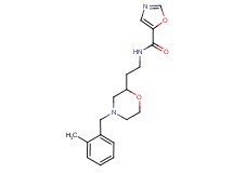 N-{2-[4-(2-methylbenzyl)morpholin-2-yl]ethyl}-1,3-oxazole-5-carboxamide