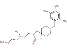 3-{2-[(2-methoxyethyl)(methyl)amino]ethyl}-8-(2,4,5-trimethylbenzyl)-1-oxa-3,8-diazaspiro[4.5]decan-2-one