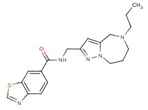 N-[(5-propyl-5,6,7,8-tetrahydro-4H-pyrazolo[1,5-a][1,4]diazepin-2-yl)methyl]-1,3-benzothiazole-6-carboxamide