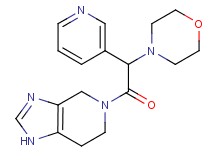 5-[morpholin-4-yl(pyridin-3-yl)acetyl]-4,5,6,7-tetrahydro-1H-imidazo[4,5-c]pyridine