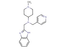 N-(1H-benzimidazol-2-ylmethyl)-1-methyl-N-(4-pyridinylmethyl)-4-piperidinamine