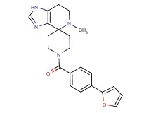 1'-[4-(2-furyl)benzoyl]-5-methyl-1,5,6,7-tetrahydrospiro[imidazo[4,5-c]pyridine-4,4'-piperidine]
