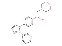 2-morpholin-4-yl-1-[4-(2-pyridin-3-yl-1H-imidazol-1-yl)phenyl]ethanol